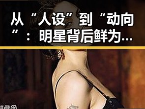 从“人设”到“动向”：明星背后鲜为人知的变化轨迹