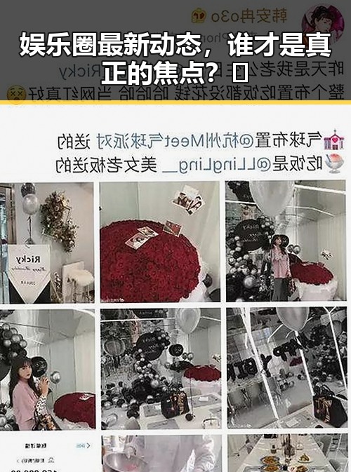 娱乐圈最新动态，谁才是真正的焦点？🤔